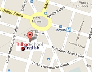 Mapa Bilbao School od English
